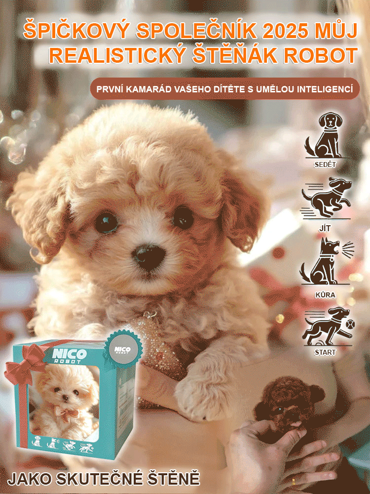 Revoluční robotický pejsek – váš nový nejlepší přítel! 🐶🤖
